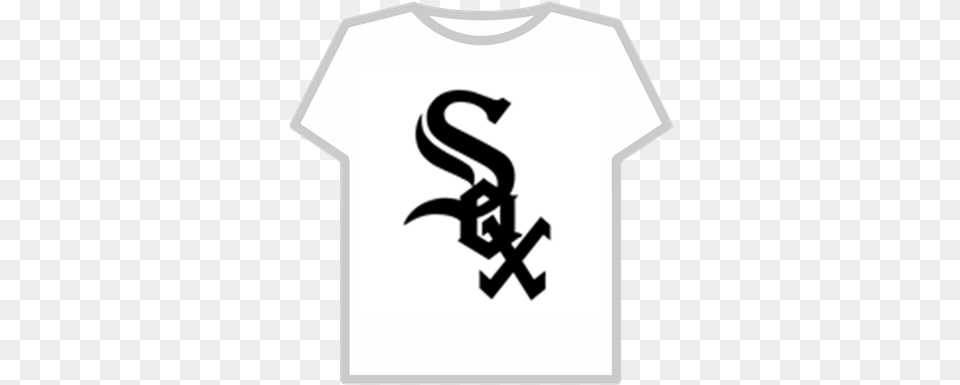 Chicago Bullslogostencili15 Roblox Chicago White Sox Logo Clear, Clothing, T-shirt, Symbol Png Image