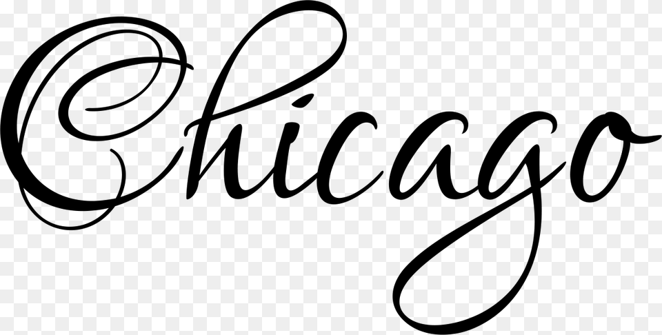 Chicago Chicago Word Art, Silhouette, Stencil Free Png