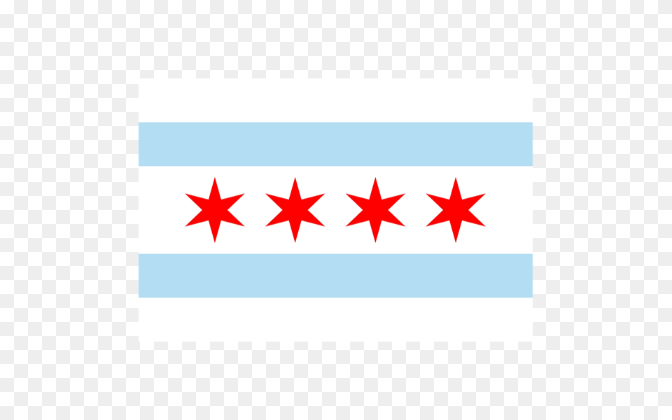 Chicago City Flag Polyester, Star Symbol, Symbol Free Transparent Png