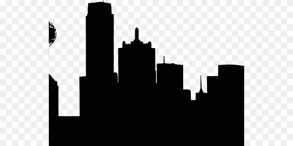 Chicago Clipart City Of Dallas Clipart, Silhouette, Architecture, Building, Factory Free Png