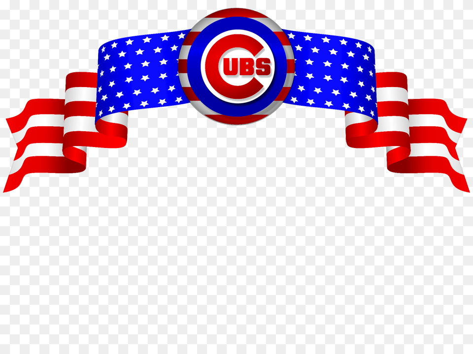 Chicago Cubs Creations Chicago, American Flag, Flag, Logo Png