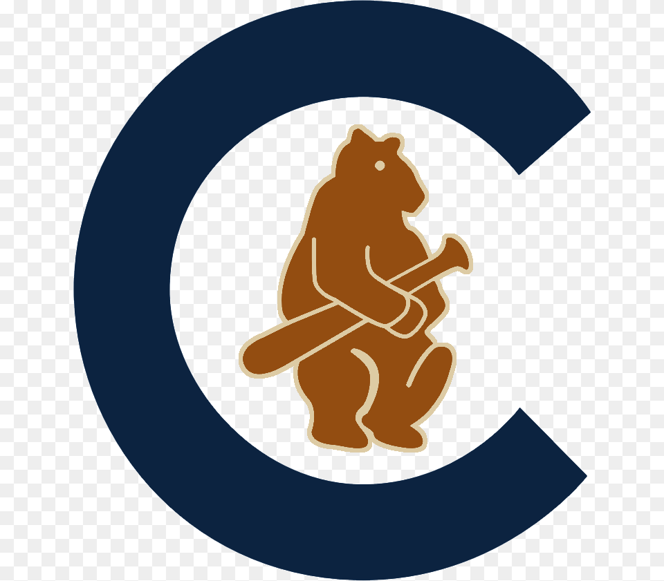 Chicago Cubs Logo, Animal, Bear, Mammal, Wildlife Png Image