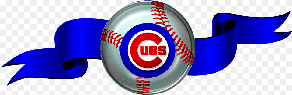 Chicago Cubs Logo Chicago Cubs Baseball Cubs Fan Red Ribbon Banner, Ball, Baseball (ball), Sport Free Transparent Png