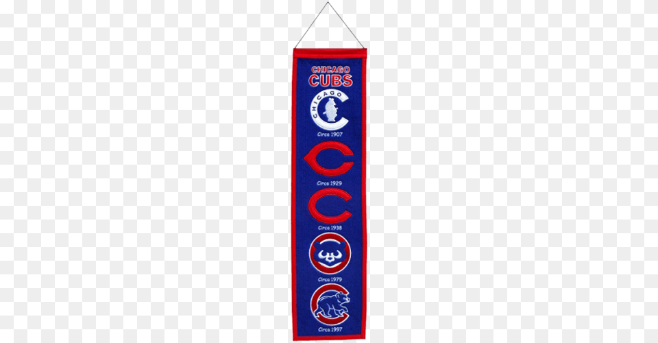 Chicago Cubs Logo Evolution Heritage Banner, Dynamite, Weapon Free Png
