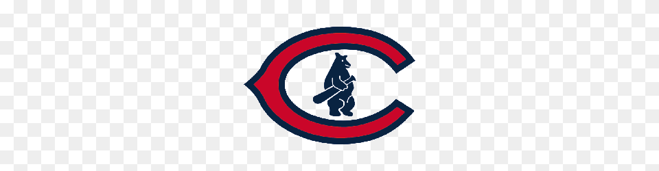 Chicago Cubs Primary Logo Sports Logo History, Emblem, Symbol, People, Person Png Image