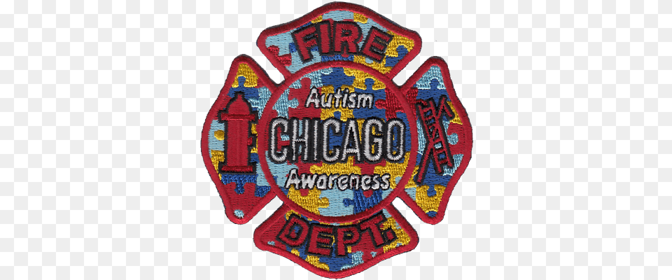 Chicago Fire Department Maltese Patch Fire Department Autism Shirts, Badge, Logo, Symbol Png