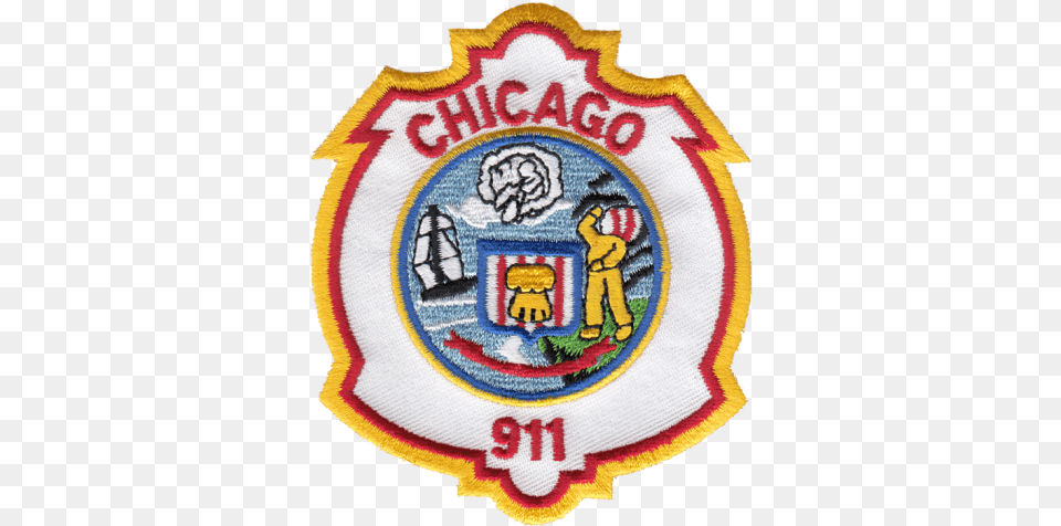 Chicago Fire Department Patches Chicago Police 911, Badge, Logo, Symbol Free Png Download