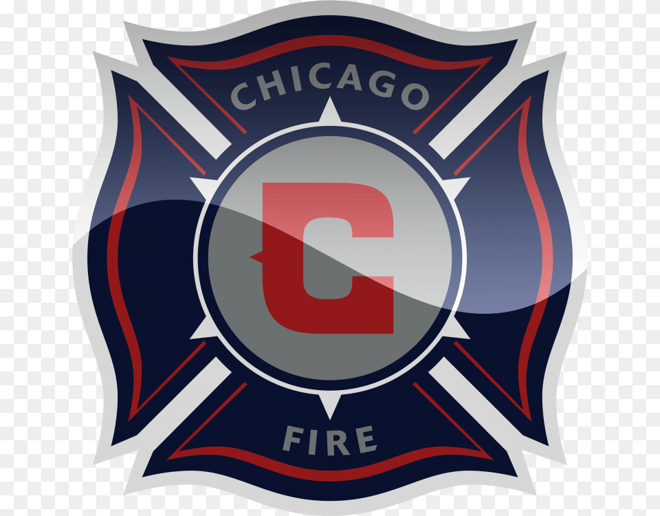 Chicago Fire Fc Hd Logo Chicago Fire Soccer Logo, Emblem, Symbol, Badge, Dynamite Png