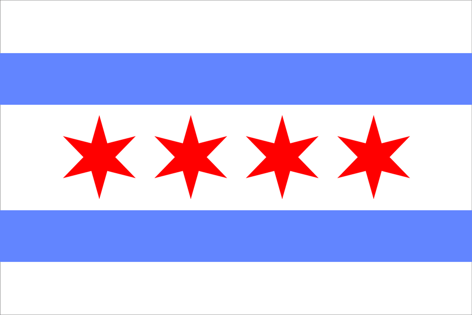 Chicago Flag Border Clipart, Star Symbol, Symbol Free Png Download