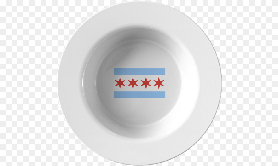 Chicago Flag Circle, Art, Pottery, Porcelain, Plate Png