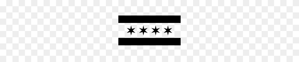 Chicago Flag Icons Noun Project, Gray Png