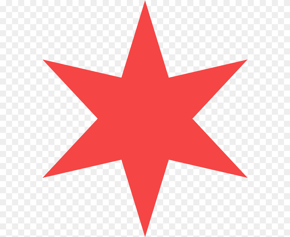 Chicago Flag Stars Transparent Background, Star Symbol, Symbol Free Png