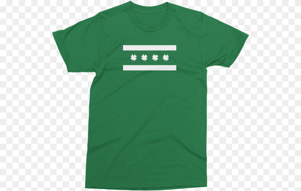 Chicago Irish Flag Active Shirt, Clothing, T-shirt Free Transparent Png