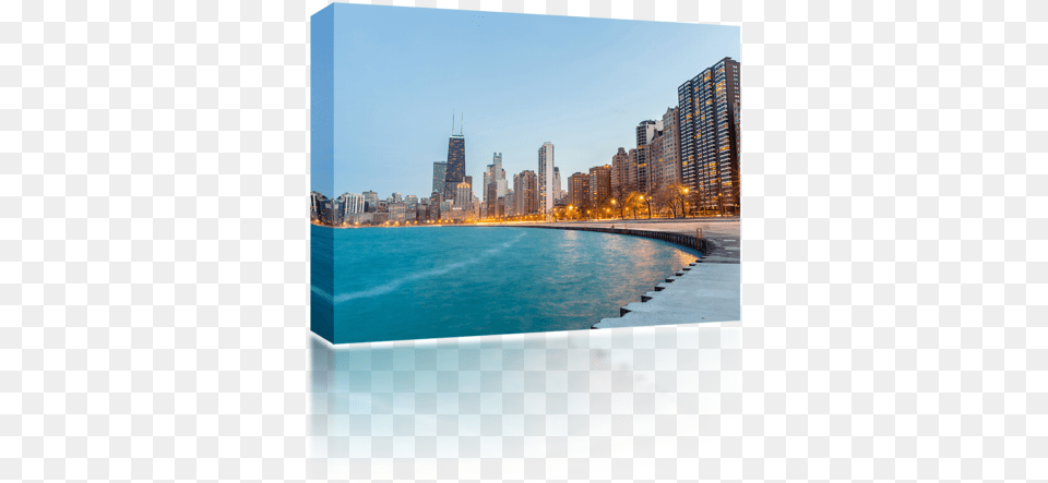Chicago Lake Front Chicago, Architecture, Water, Urban, Office Building Free Png Download