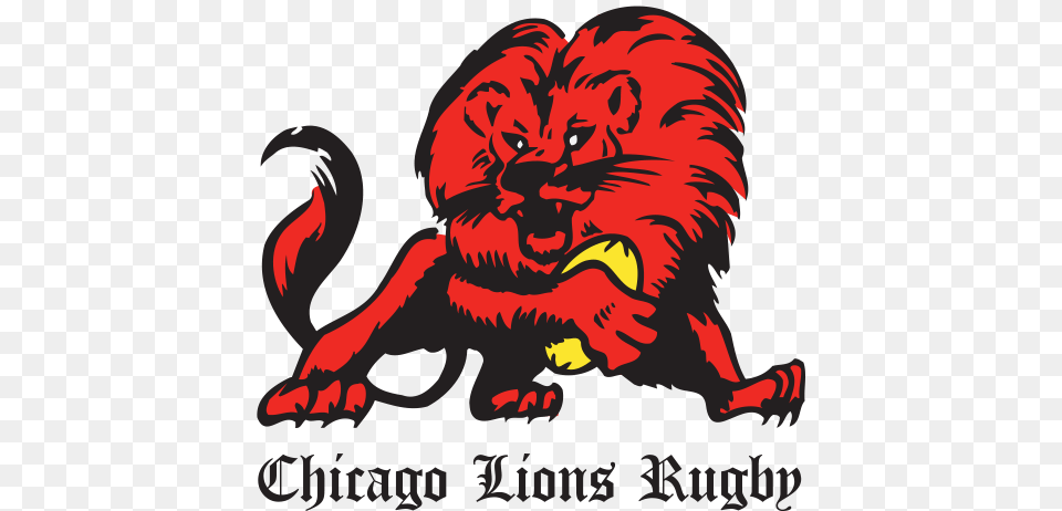 Chicago Lions Rugby Logo, Animal, Lion, Mammal, Wildlife Free Transparent Png