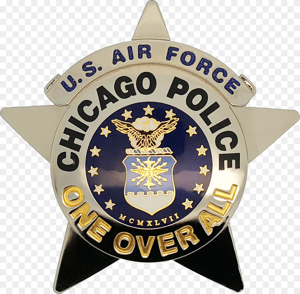 Chicago Police Badge Necklace, Logo, Symbol, Mailbox Free Transparent Png