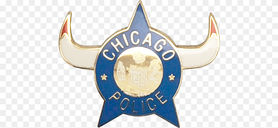 Chicago Police Department Star Lapel Pin Chicago, Badge, Logo, Symbol Png