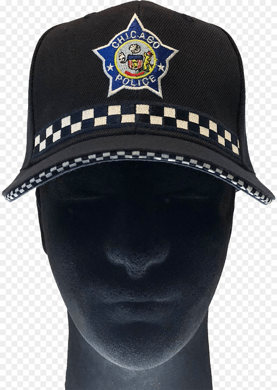 Chicago Police High Crown Uniform Cap Police Officer The Cop Shop Chicago, Hat, Baseball Cap, Clothing, Man Png Image