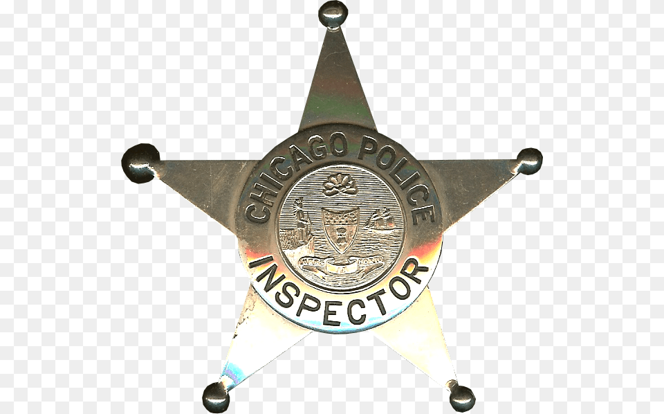 Chicago Police Inspector Star Chicago Police Department, Badge, Logo, Symbol, Aircraft Png Image