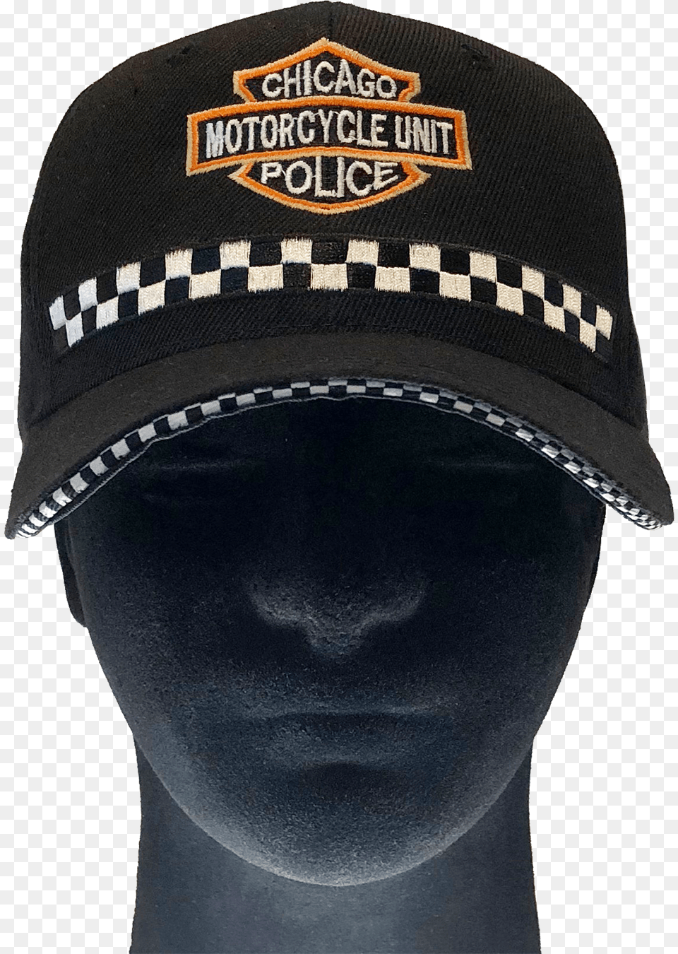 Chicago Police Motorcycle Unit High Crown Uniform Cap Baseball Cap, Baseball Cap, Clothing, Hat, Adult Free Transparent Png