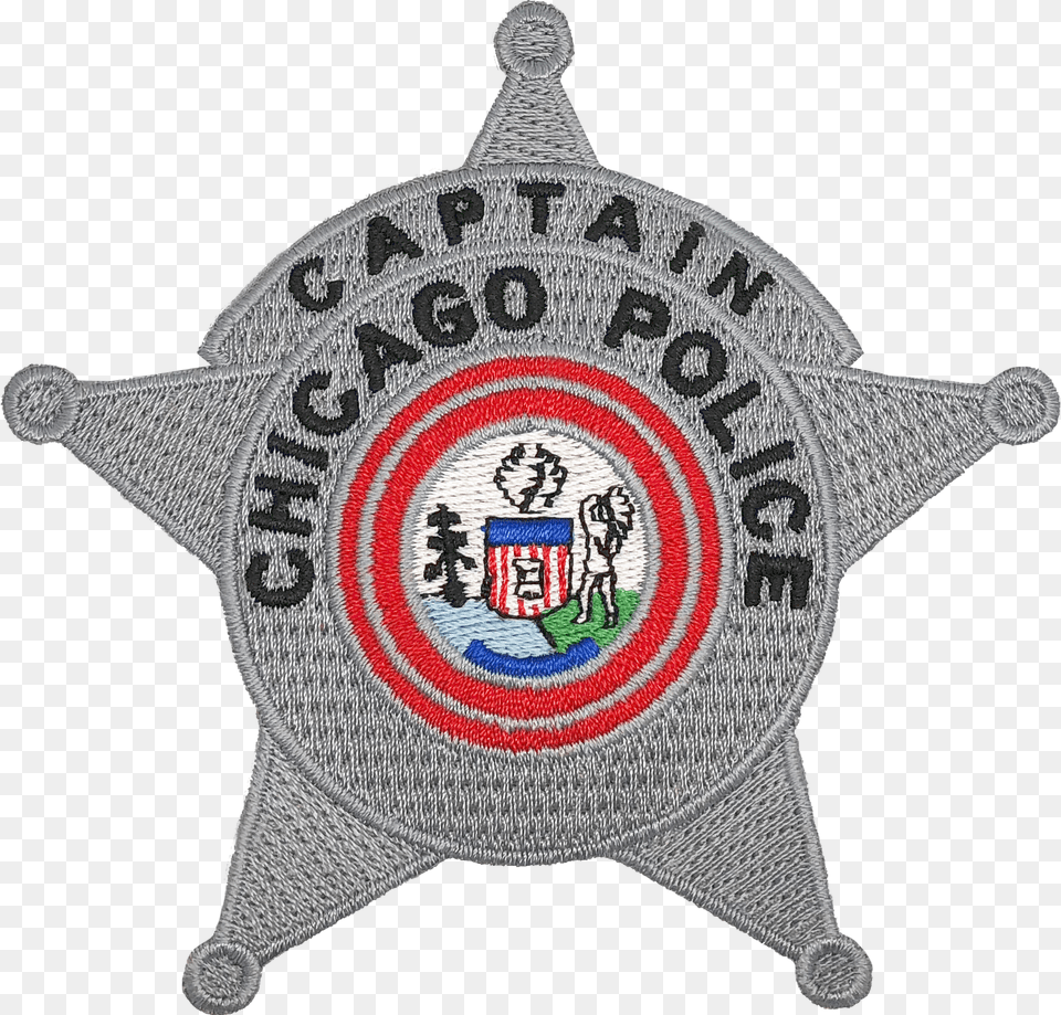 Chicago Police Officer Badge, Logo, Symbol, Person Png Image