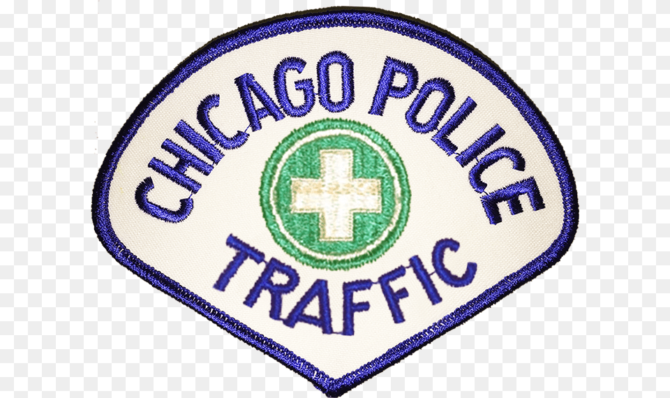 Chicago Police Traffic Shoulder Patch, Badge, Logo, Symbol Png Image