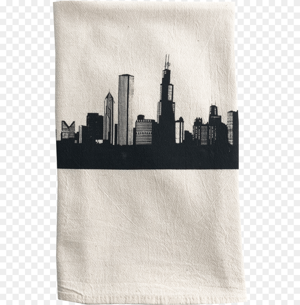 Chicago Skyline, City, Home Decor, Linen, Urban Free Png Download