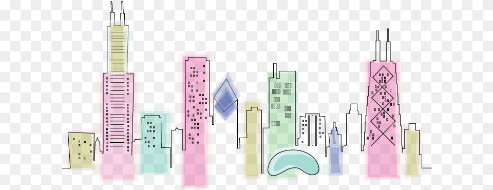 Chicago Skyline Free Transparent Png