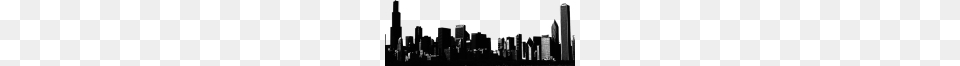 Chicago Skyline, Gray Free Png Download