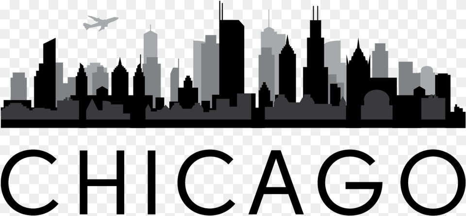 Chicago Skyline Outline, City Free Png Download
