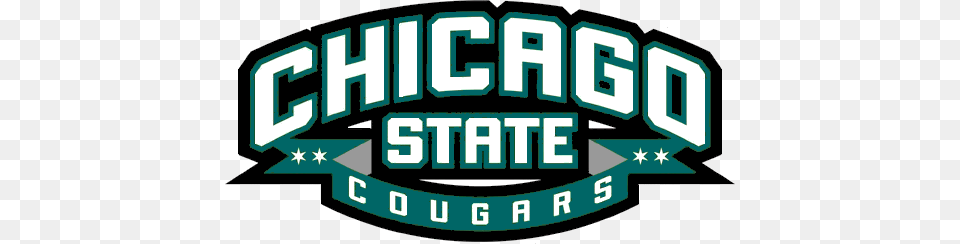 Chicago State Cougars Logo, Scoreboard, Architecture, Building, Factory Png