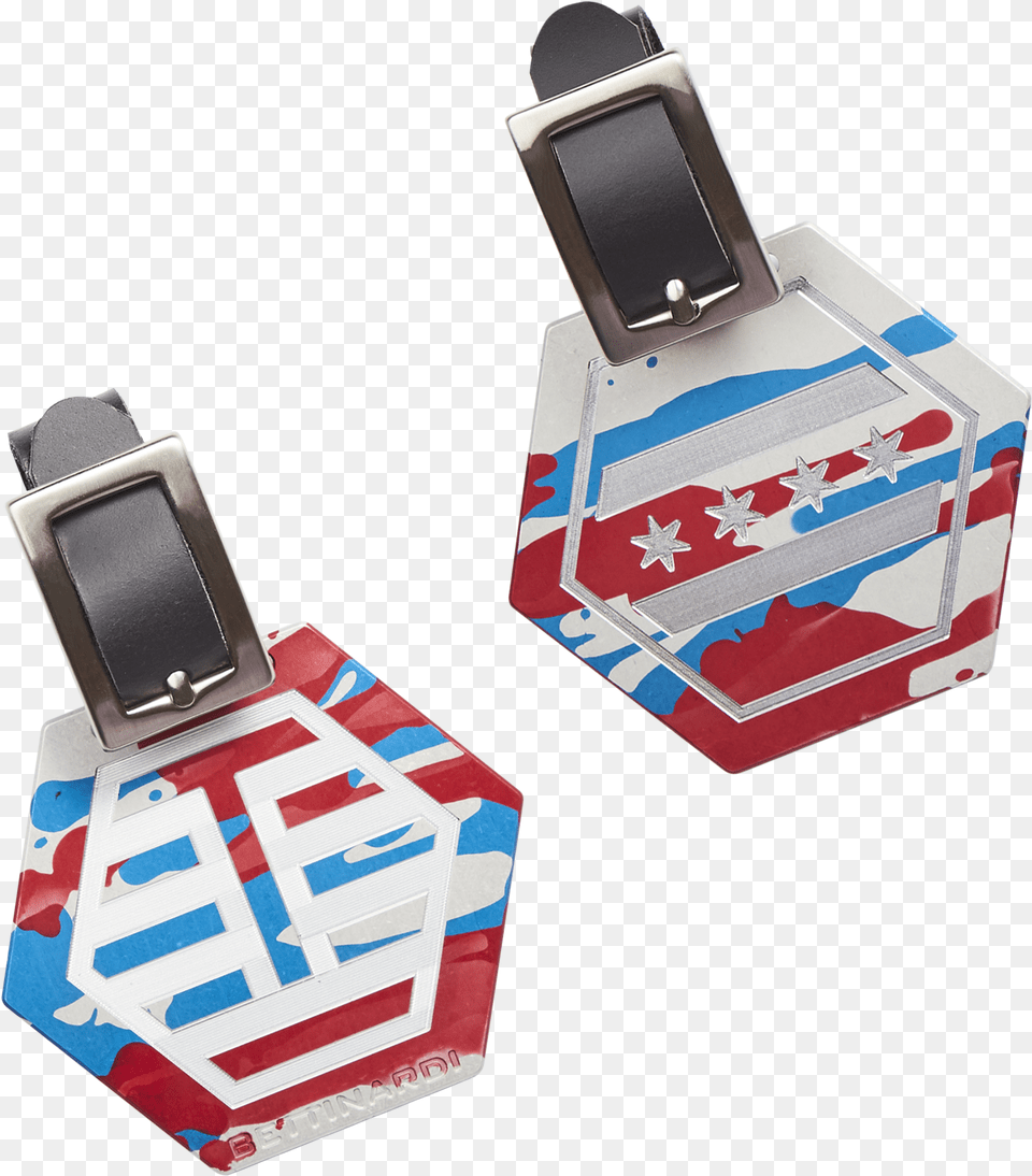 Chicago Thive Flag Bag Tag U2013 Studio B Feature Phone, Accessories, Belt, Buckle, Seat Belt Png Image