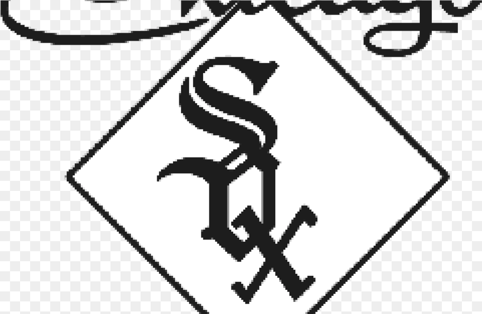 Chicago White Sox Alternate Logo Sports Logo History Chicago White Sox, Sign, Symbol, Road Sign Png