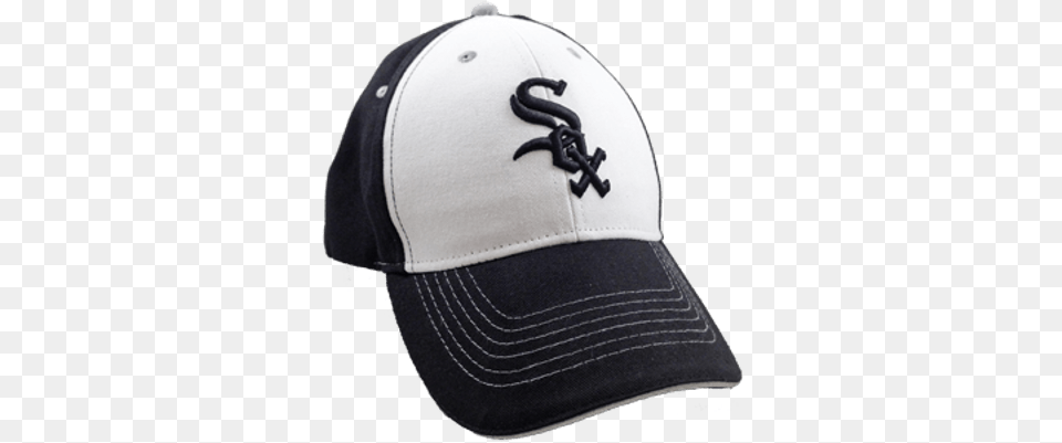 Chicago White Sox Cap Black White Baseball Cap, Baseball Cap, Clothing, Hat, Hoodie Free Png Download
