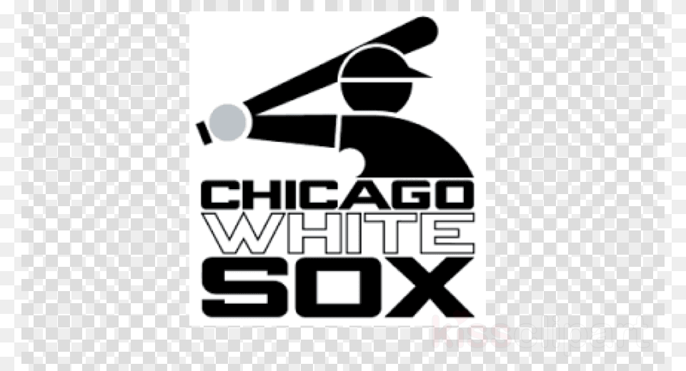 Chicago White Sox Clipart Chicago White Sox Logo Mlb Chicago White Sox Wall Border, People, Person, Baseball, Baseball Bat Free Transparent Png