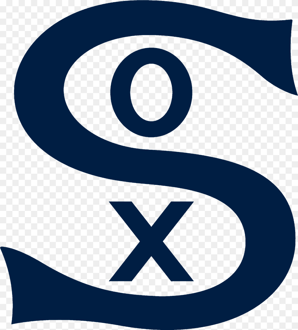Chicago White Sox Logo, Symbol, Alphabet, Ampersand, Number Png