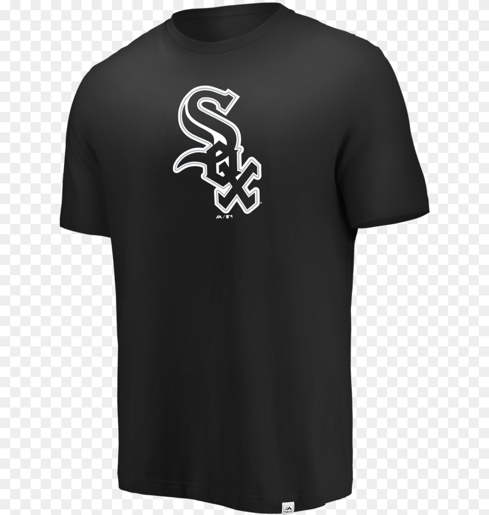 Chicago White Sox Majestic Black Precision Play Tee Chicago White Sox, Clothing, T-shirt, Shirt Png