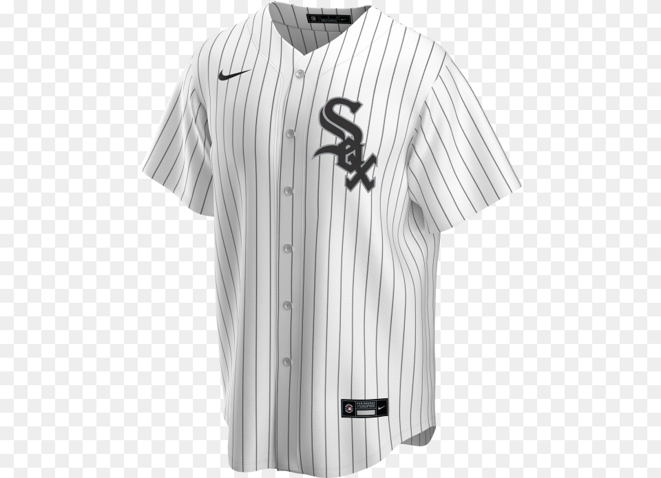 Chicago White Sox Mlb Nike Official Replica Home Jerseywhite Black Chicago White Sox Jersey, Clothing, People, Person, Shirt Png