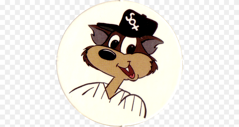 Chicago White Sox Squirrel Or Something Wearing Sox Chicago White Sox Cartoon, Plate Png