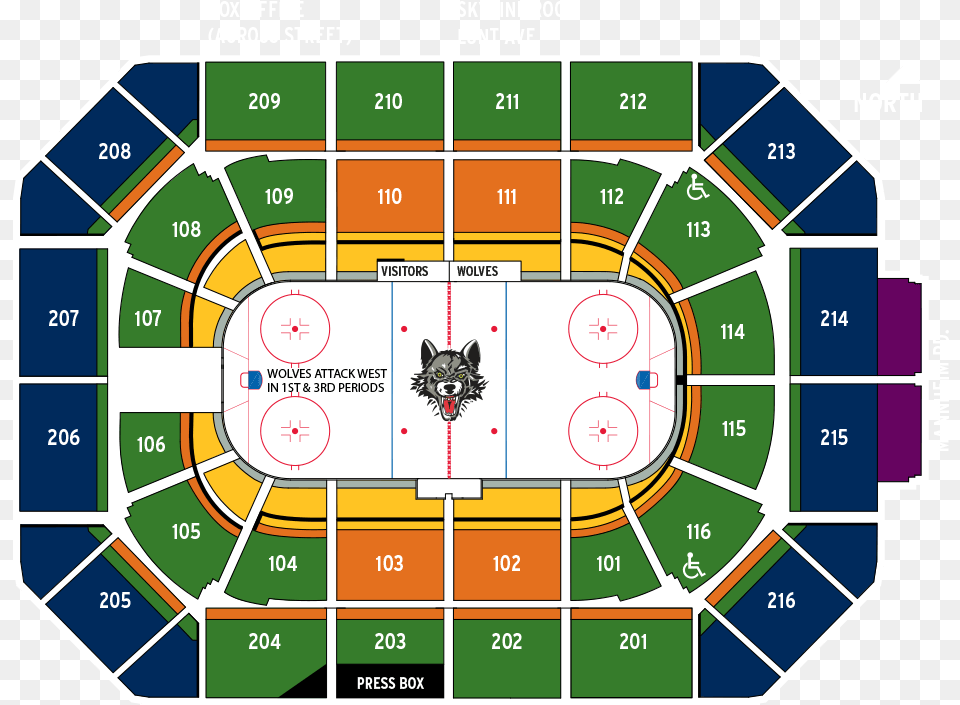 Chicago Wolves Seating Chart, First Aid Free Png Download