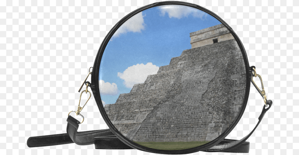 Chichen Itza Round Sling Bag Marinettes Bag, Slate, Photography, Arch, Architecture Free Transparent Png