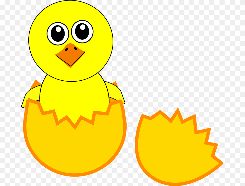 Chick 005 Newborn Egg Cartoon Chick Clipart, Face, Head, Person Free Png