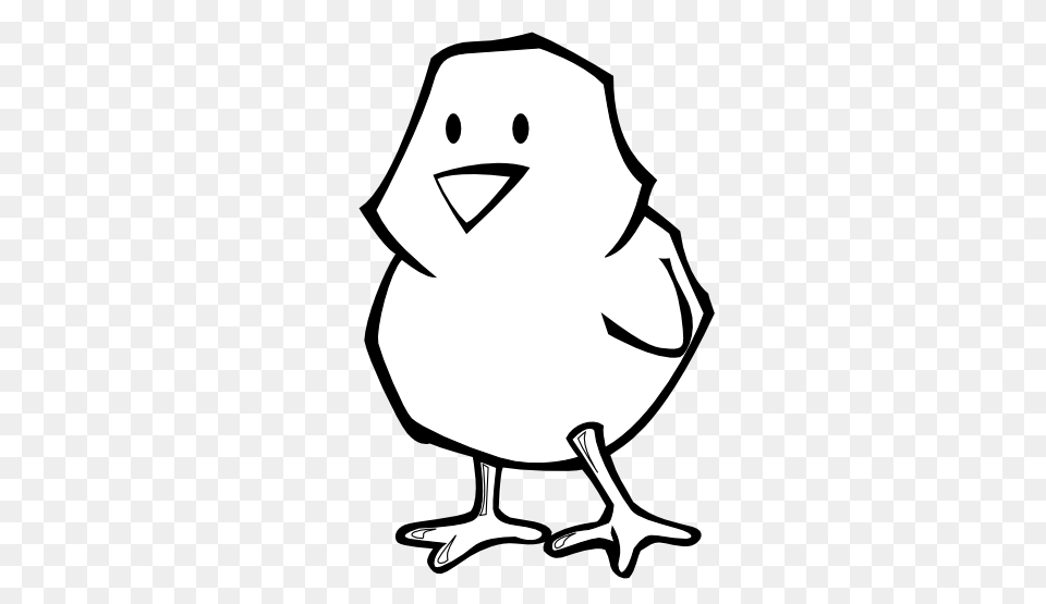 Chick Clipart Black And White, Stencil, Person, Head, Face Png