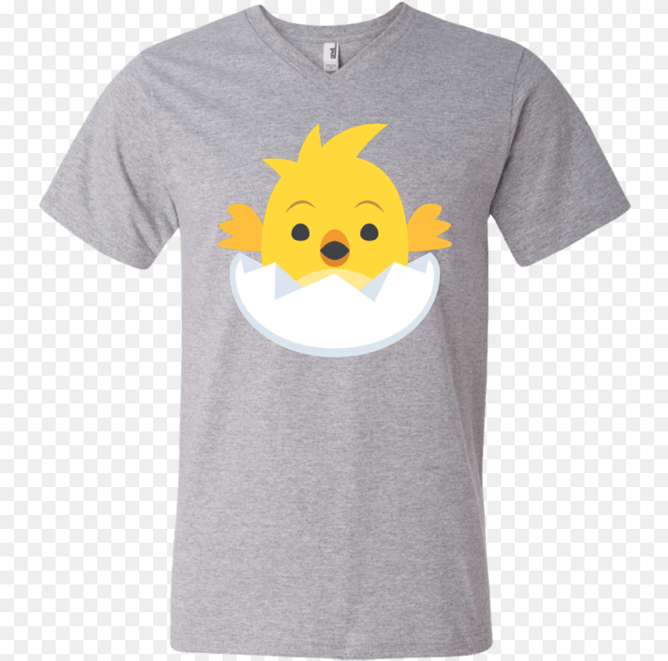 Chick Emoji Men S V Neck T Shirt Supreme V Neck, Clothing, T-shirt Free Png Download