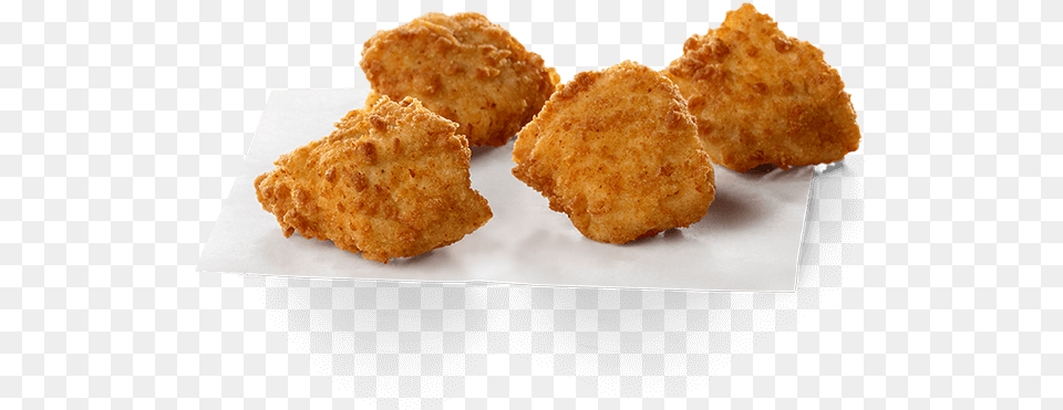 Chick Fil A 4 Piece Nuggets, Food, Fried Chicken, Bread Free Png Download