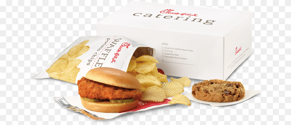 Chick Fil A Boxed Dinner, Burger, Food, Lunch, Meal Free Transparent Png