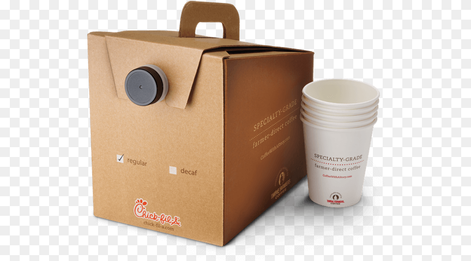 Chick Fil A Catering Coffee, Cup, Box, Cardboard, Carton Png