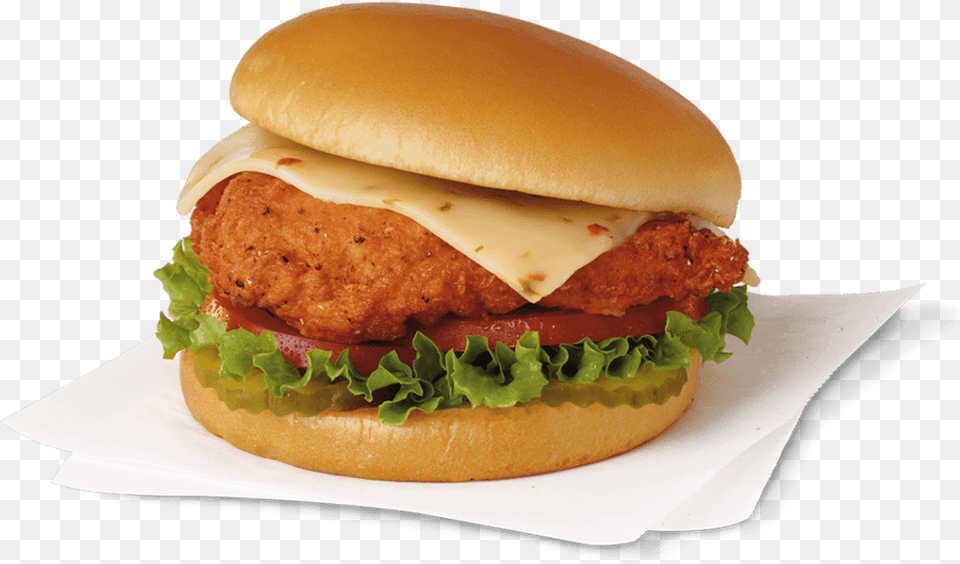 Chick Fil A Spicy Deluxe Sandwich, Burger, Food Free Transparent Png