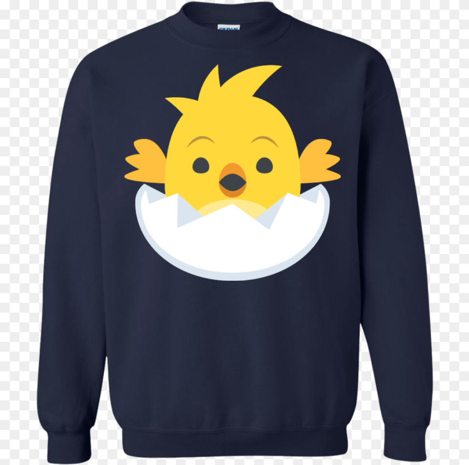 Chick Hatching Emoji Sweatshirt Emoji Cevaplar Ark, Clothing, Knitwear, Long Sleeve, Sweater Free Png