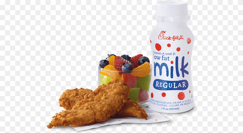Chick N Strips Kid39s Meal Chick Fil A Kids Meal, Food, Fried Chicken, Lunch, Nuggets Png